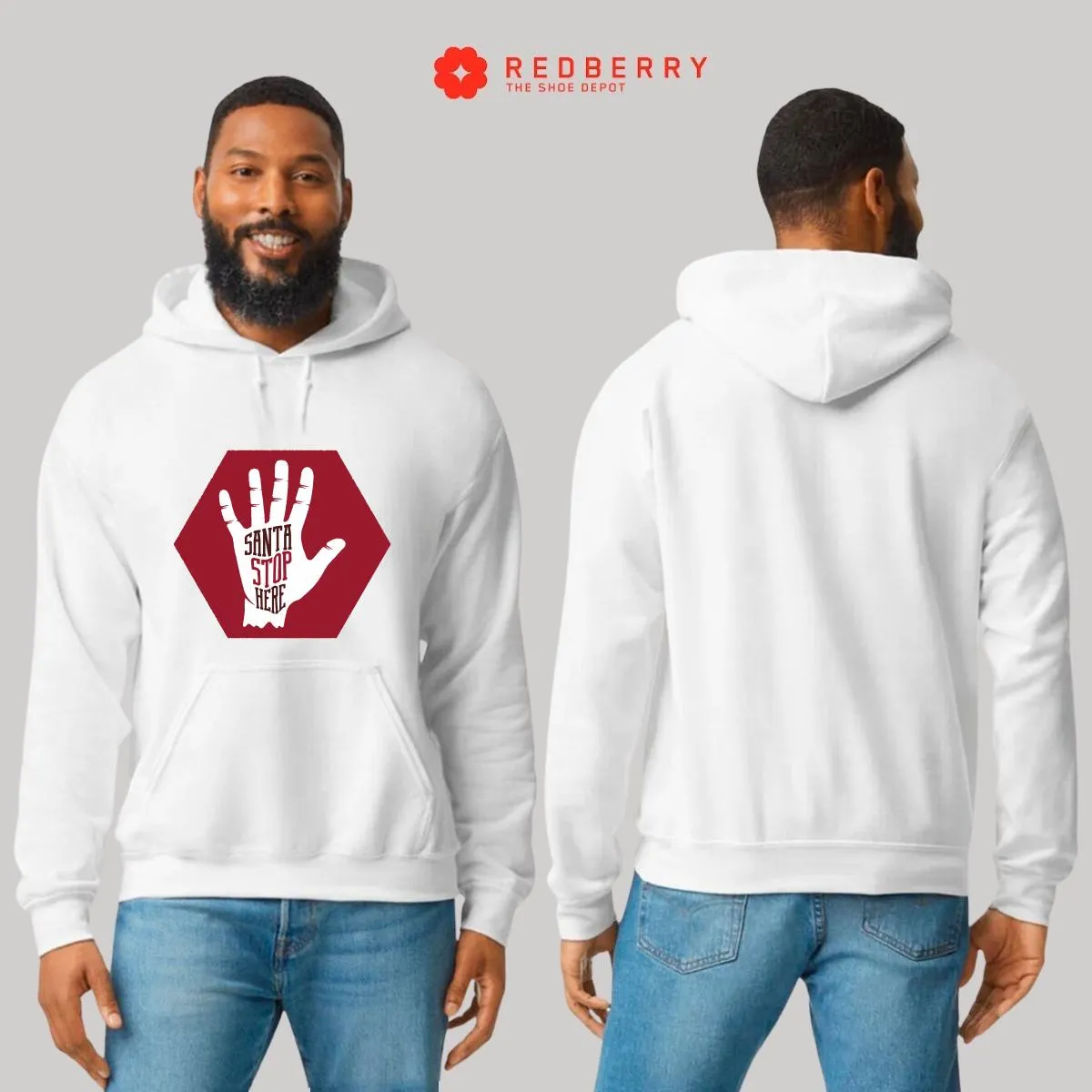 Sudadera Deportiva Hombre Navideña Hoodie 028