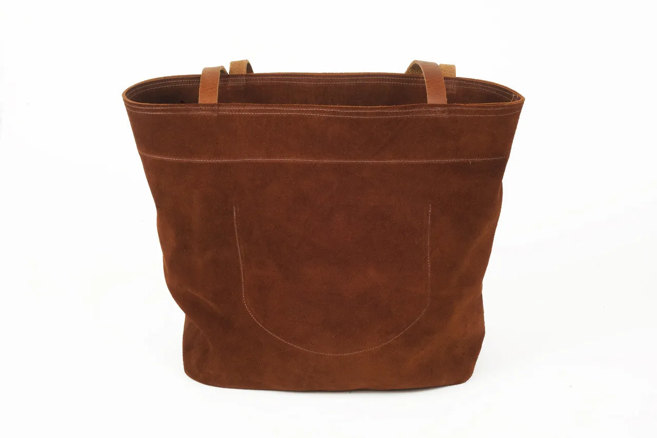Suede Market Tote