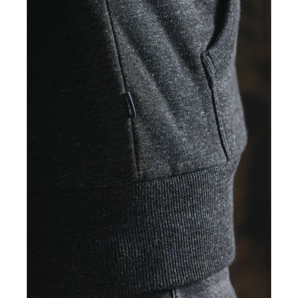 Superdry Orange Label Classic Zip Hood Black Snow