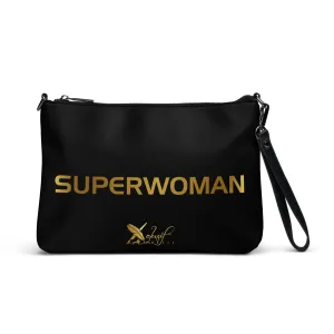 SUPERWOMAN BY XCLUSIF POETIX BLACK & GOLD Crossbody bag