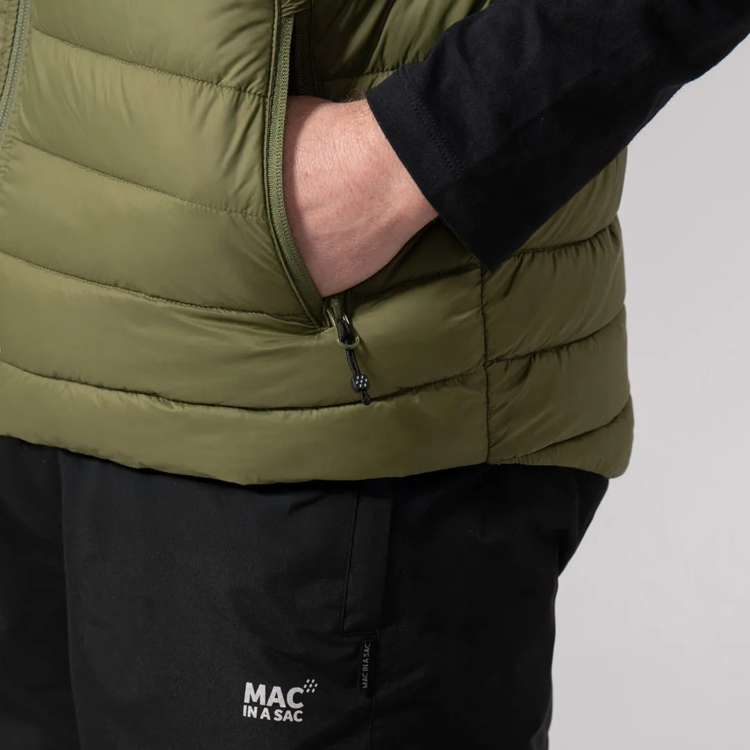 Synergy Mens Packable Vest - Khaki