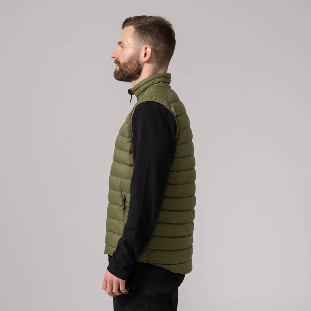 Synergy Mens Packable Vest - Khaki