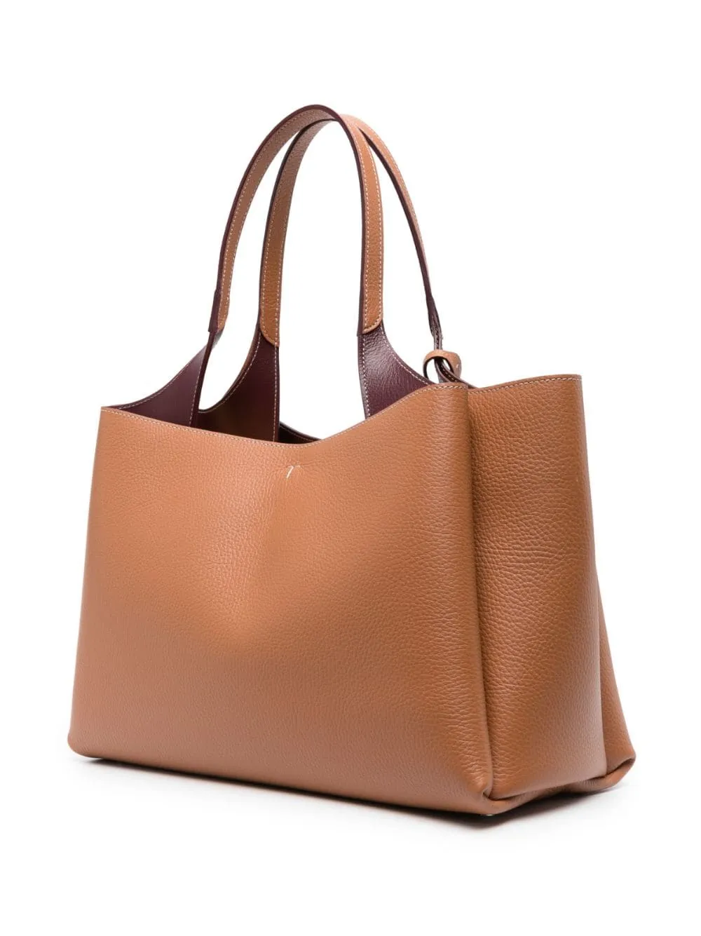 T timeless medium leather tote bag