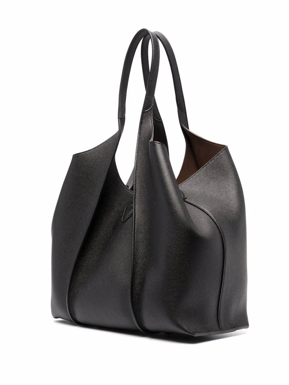 T timeless medium leather tote bag