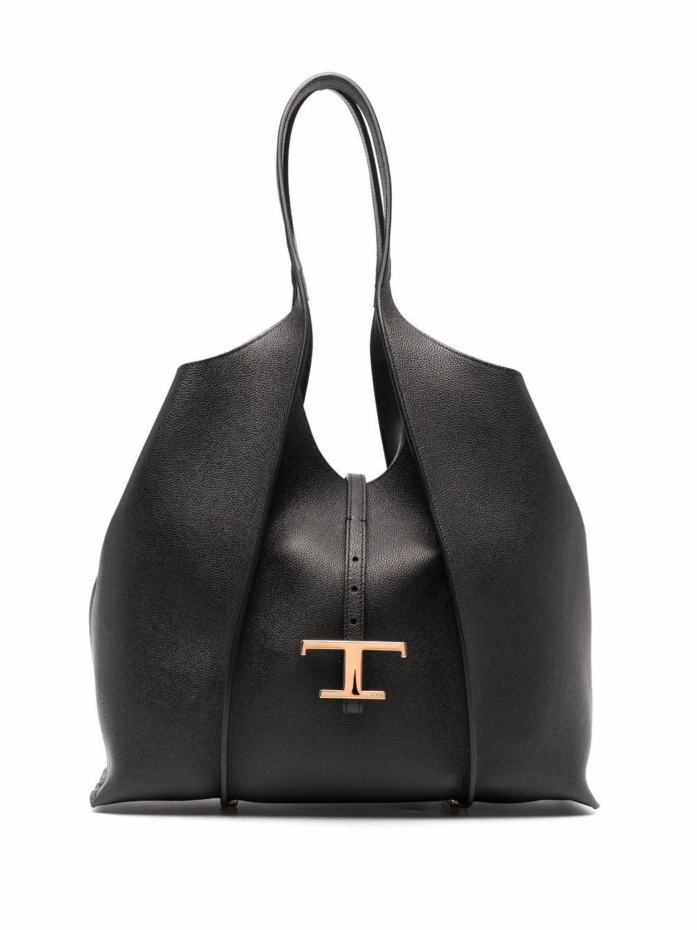 T timeless medium leather tote bag