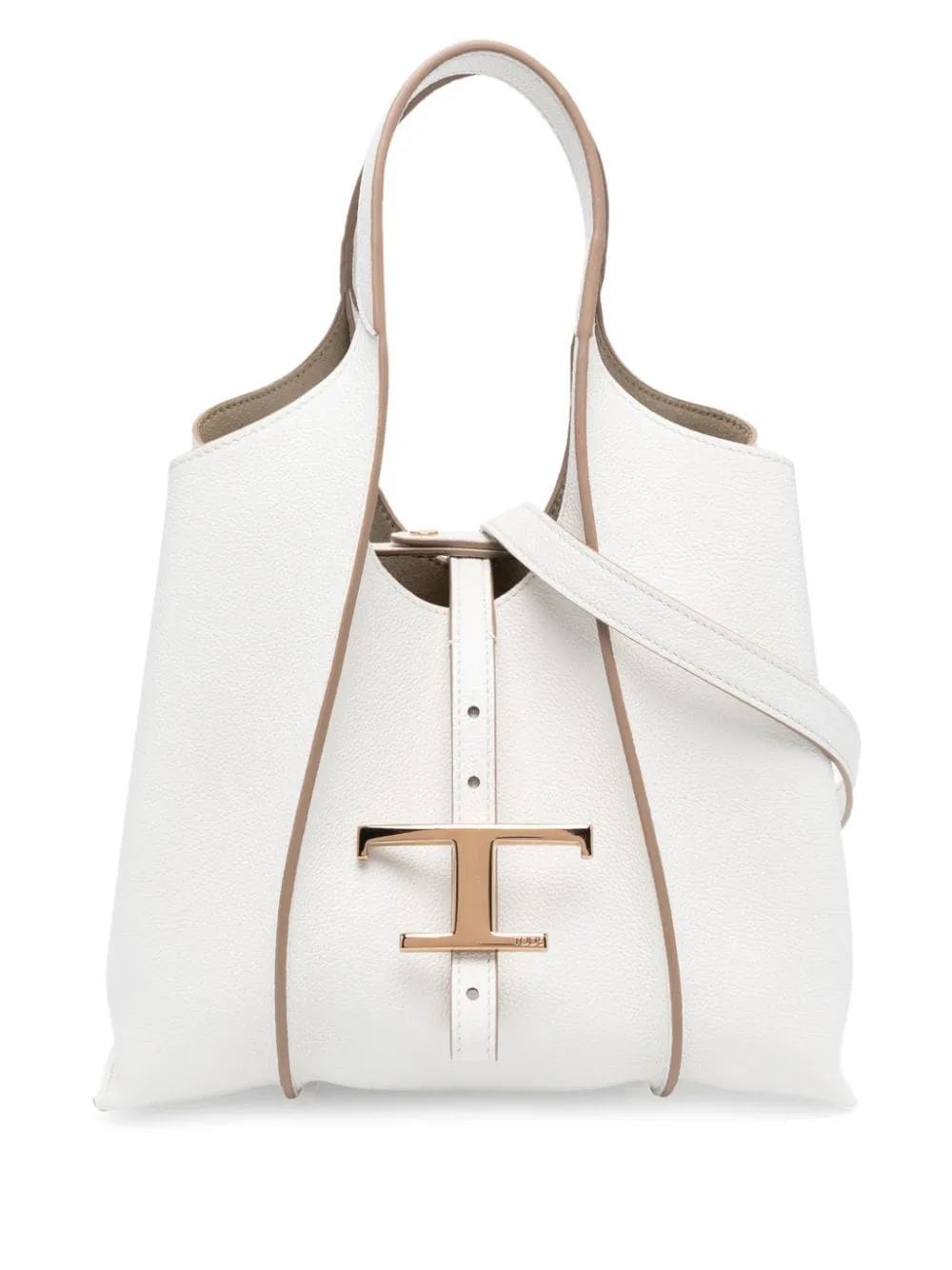 T timeless micro leather tote bag