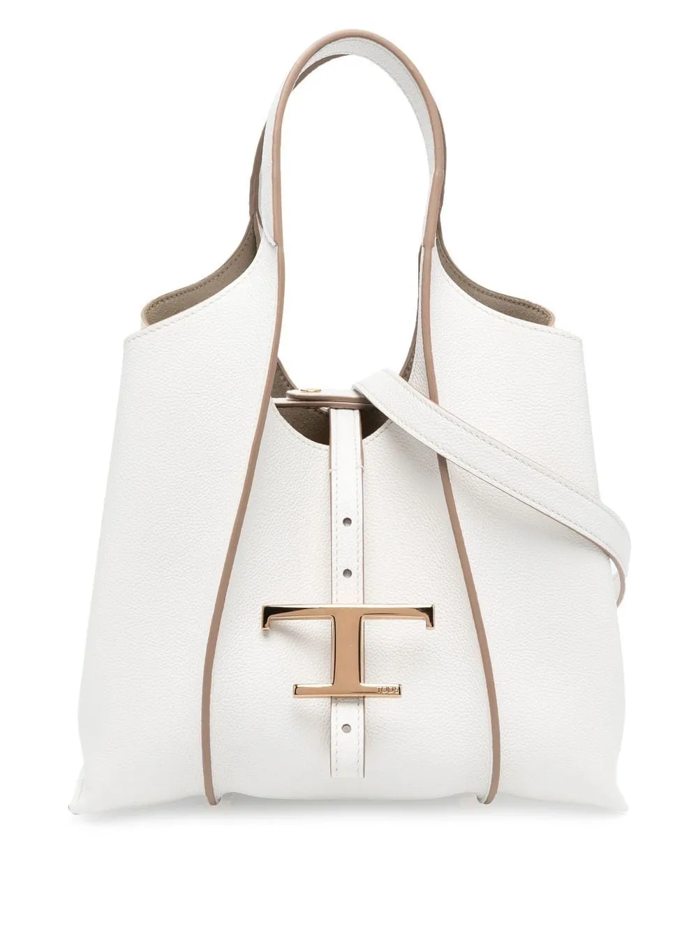 T timeless micro leather tote bag