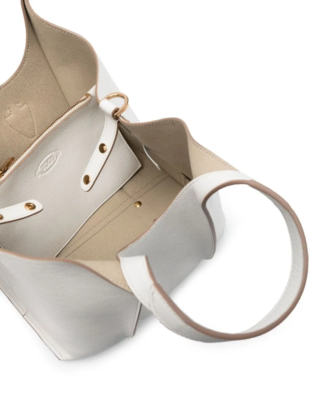 T timeless micro leather tote bag