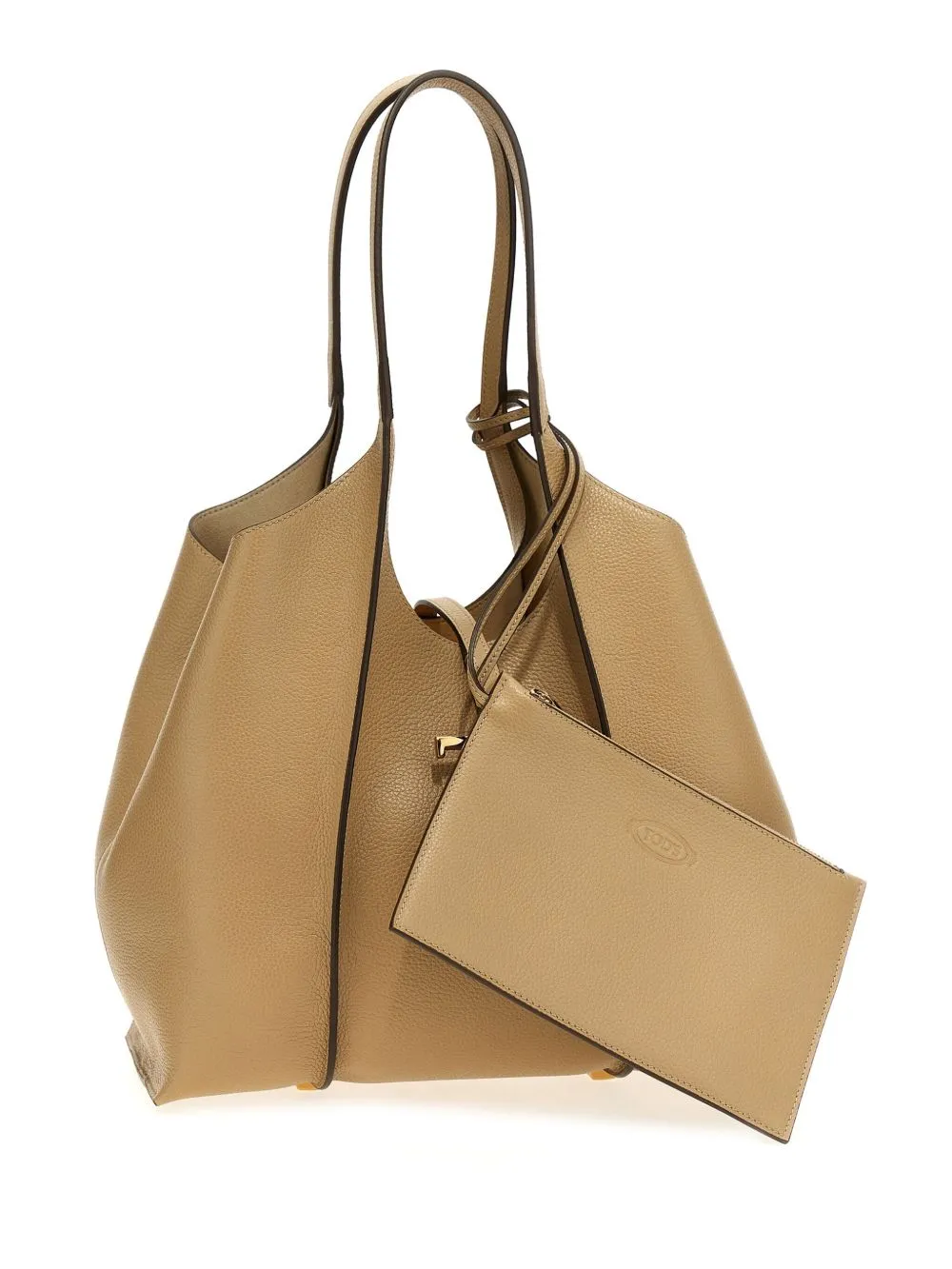 T timeless mini leather tote bag