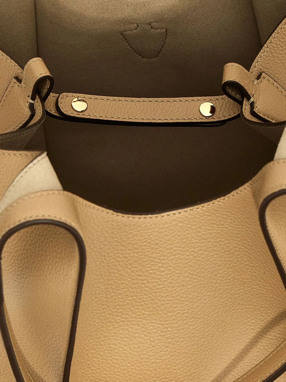T timeless mini leather tote bag