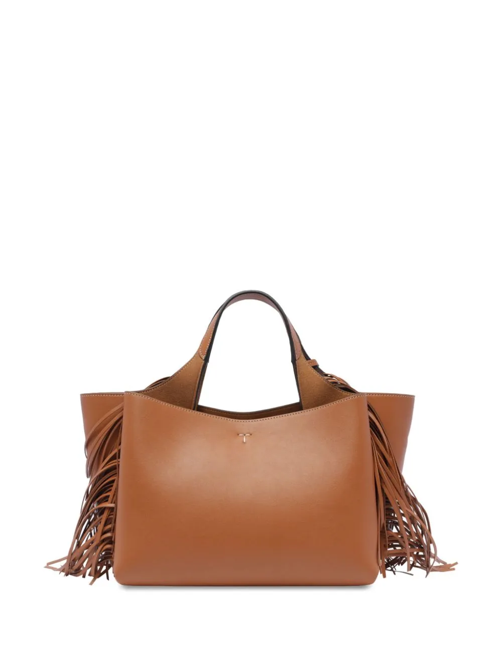 T timeless mini leather tote bag