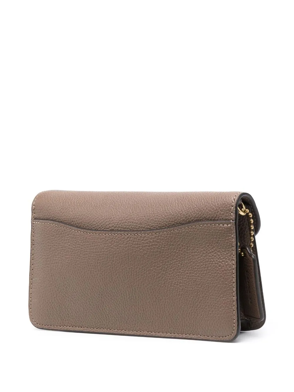 Tabby chain leather clutch