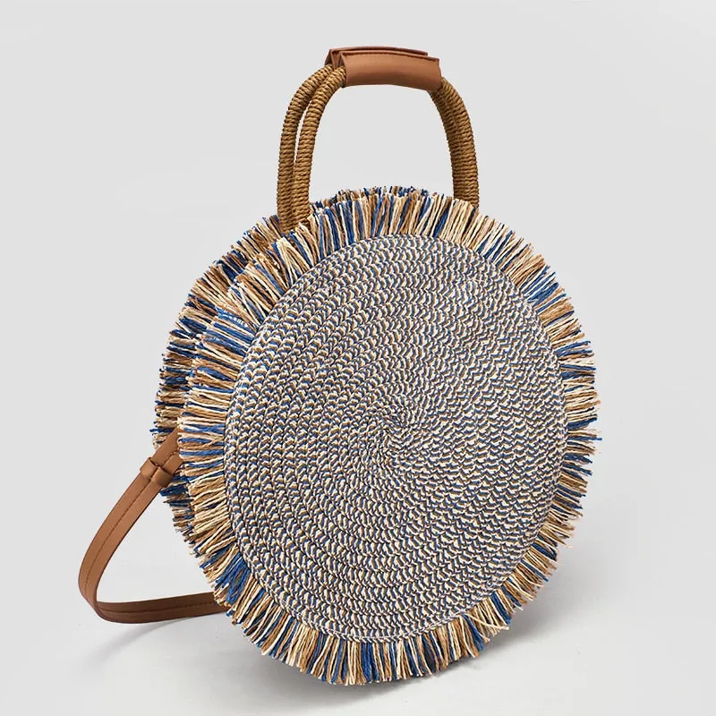 Tassel Handbag Straw Bag