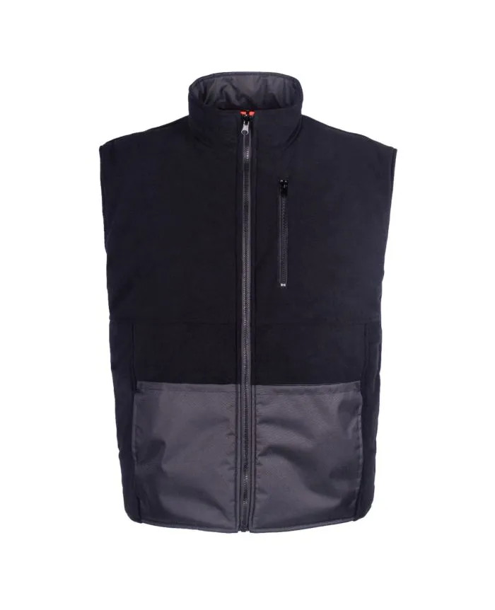 Terra Hi-Vis Insulated Reversible Vest for Construction & Utility Workers – Lightweight, Warm, Multi-Pocket Safety Gear