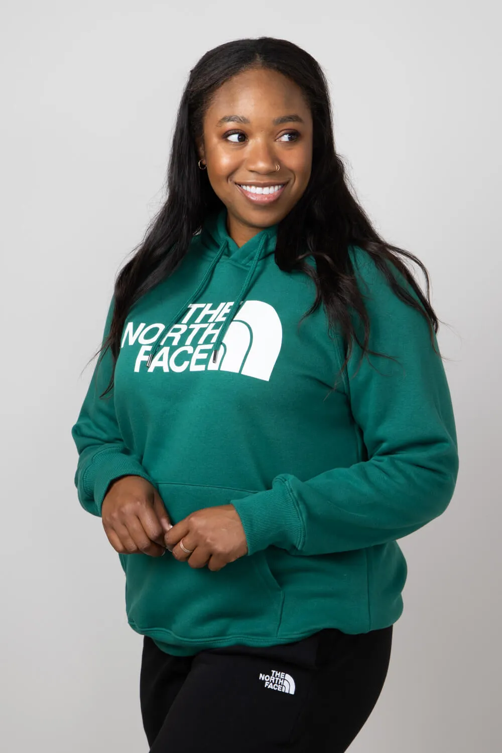 The North Face Half Dome Hoodie for Women in Evergreen | NF0A7UNO-NL1