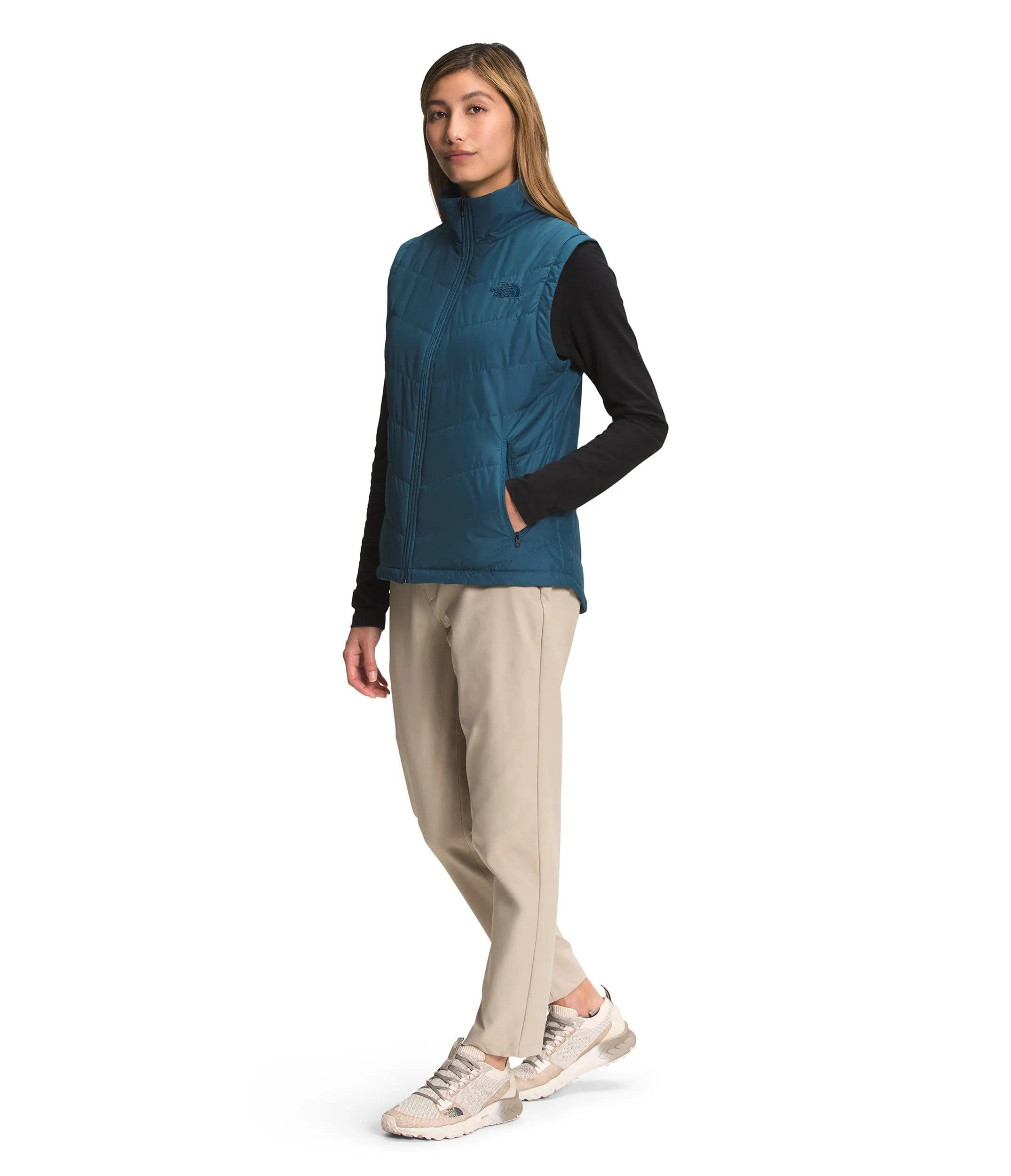 THE NORTH FACE Women's Tamburello Insulated Vest, Monterey Blue, Large