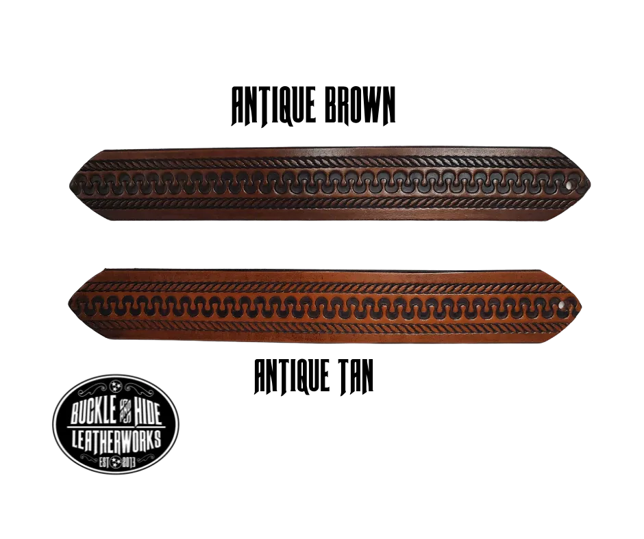 The "Law Dawg" Name Leather Belt