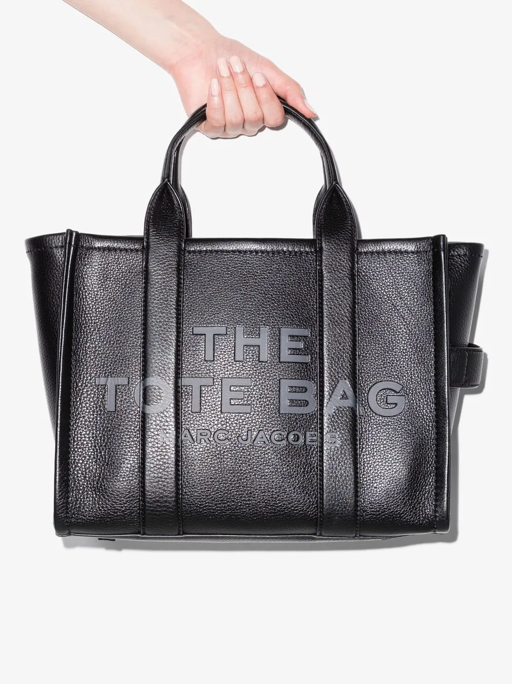 The tote bag medium leather tote
