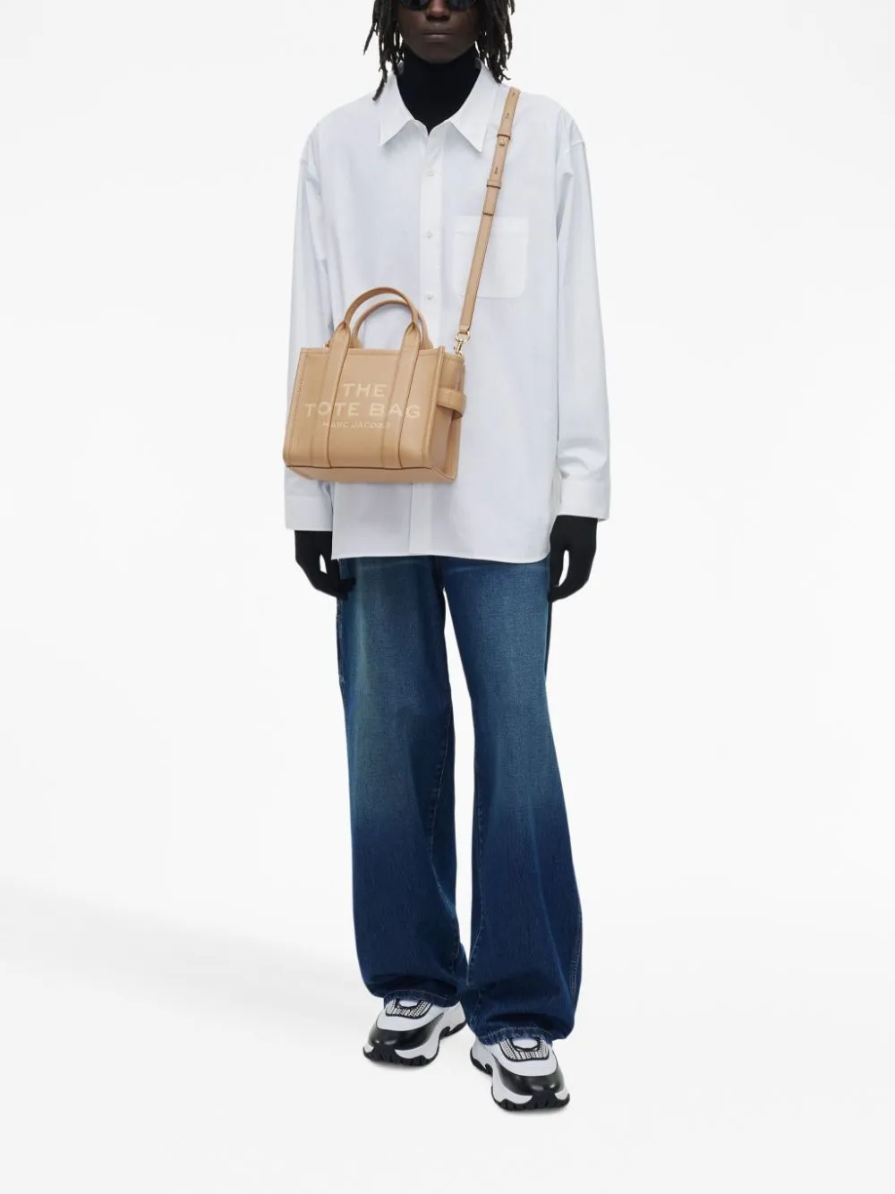 The tote bag small leather tote