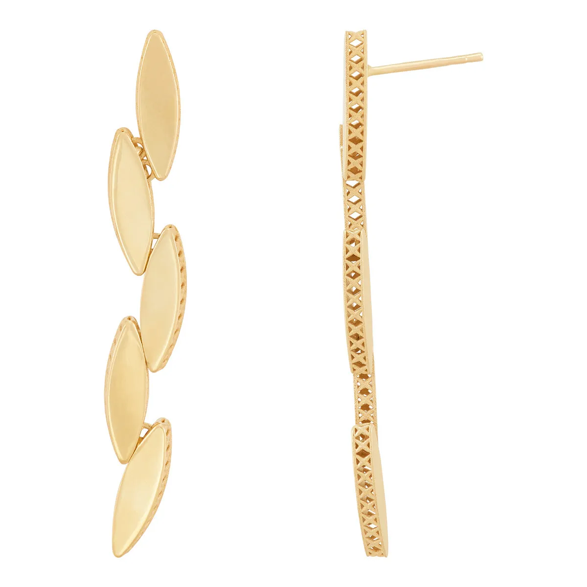 Topper Italia Gold Drop Earrings
