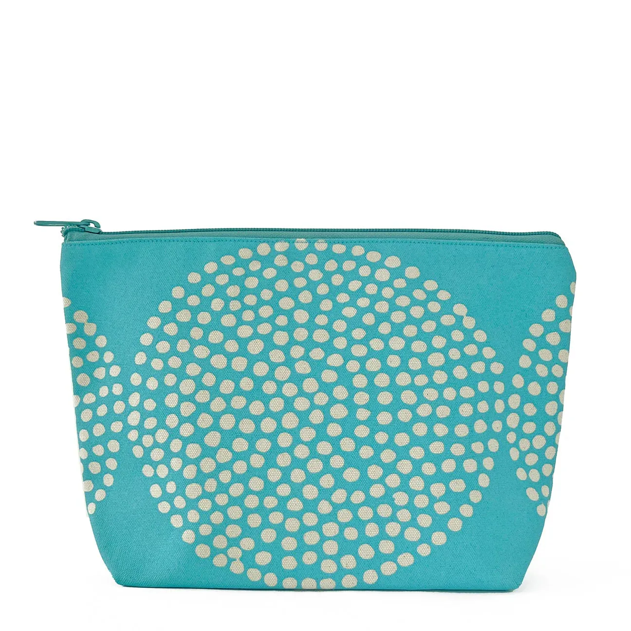 Travel Pouch L in Big Wheels Aqua