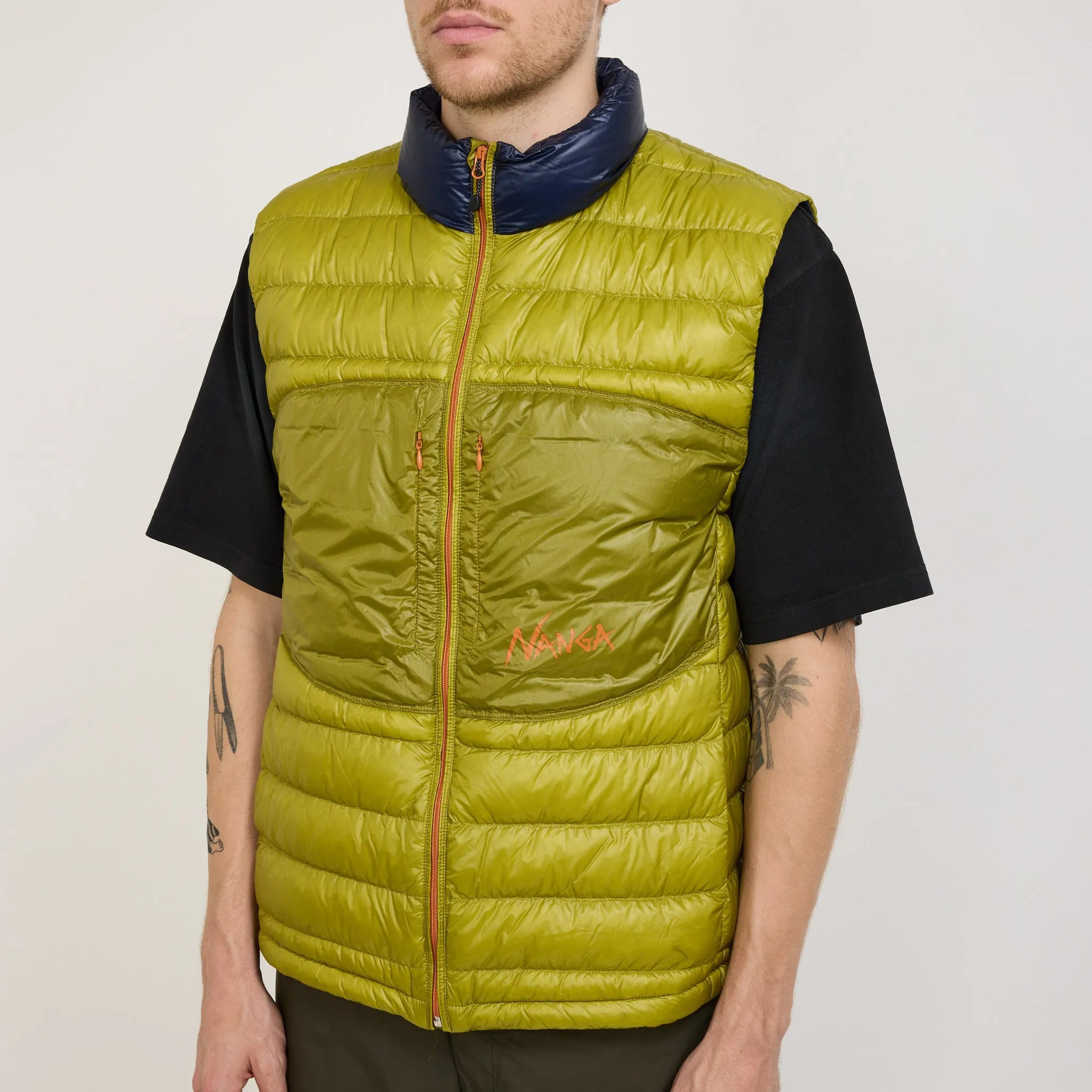 Ultralight Down Vest Packable Lime