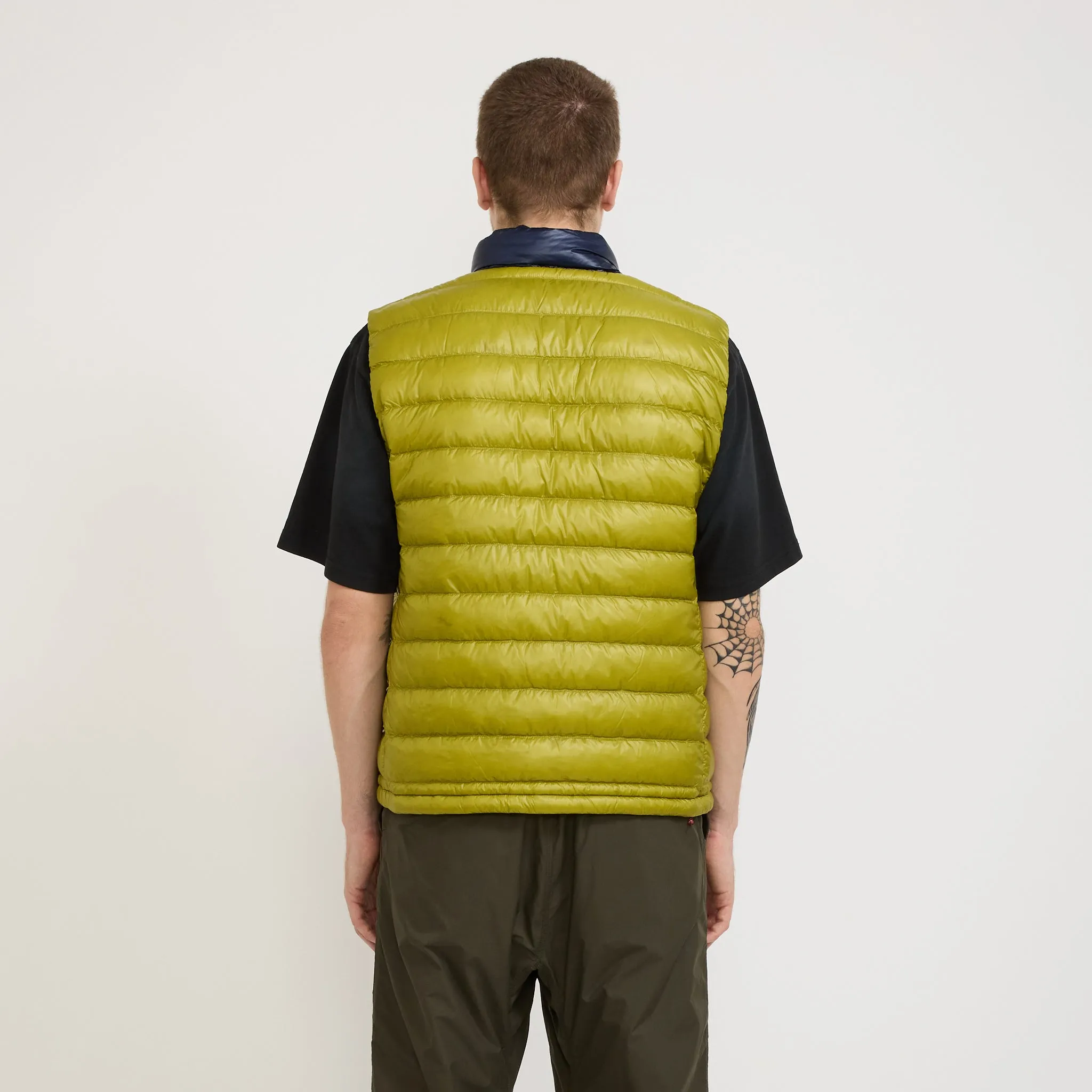 Ultralight Down Vest Packable Lime