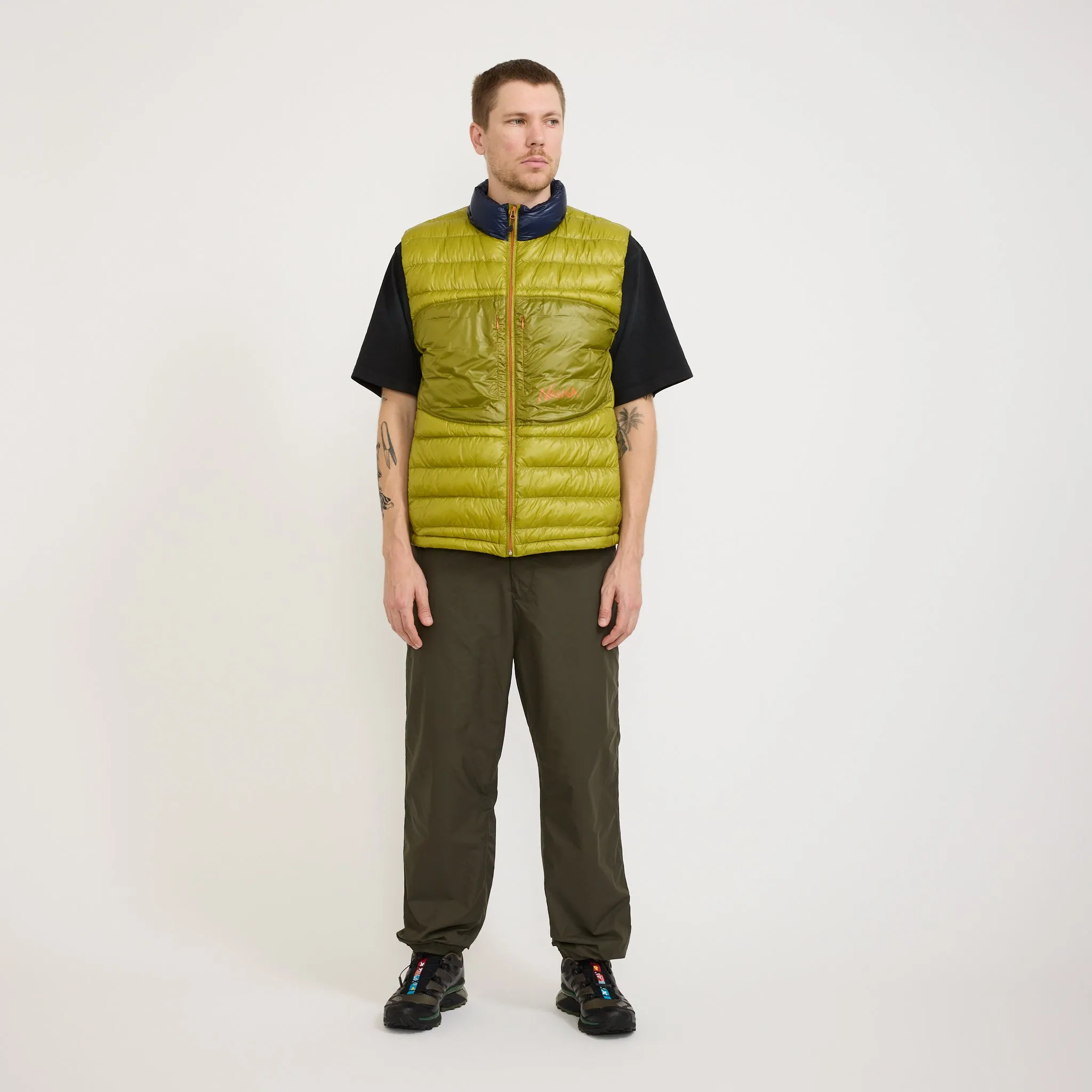 Ultralight Down Vest Packable Lime
