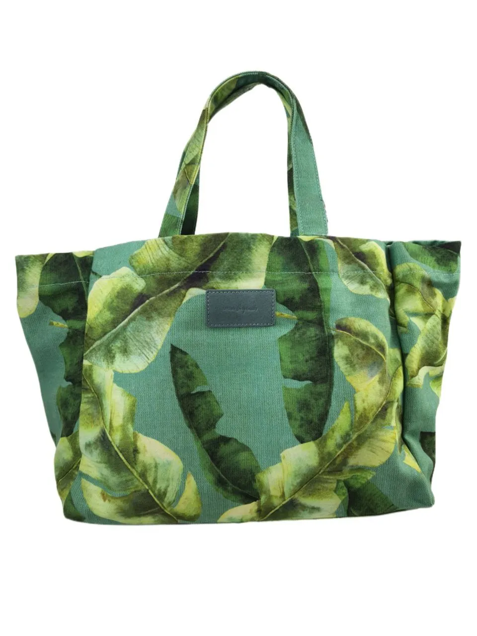 URBAN ORIGINALS Women's Green Vegan Textile Tote Bag #FL One Size NWT