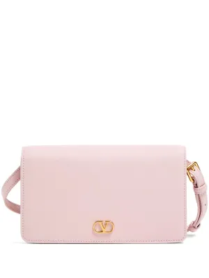 Vlogo signature leather mini bag