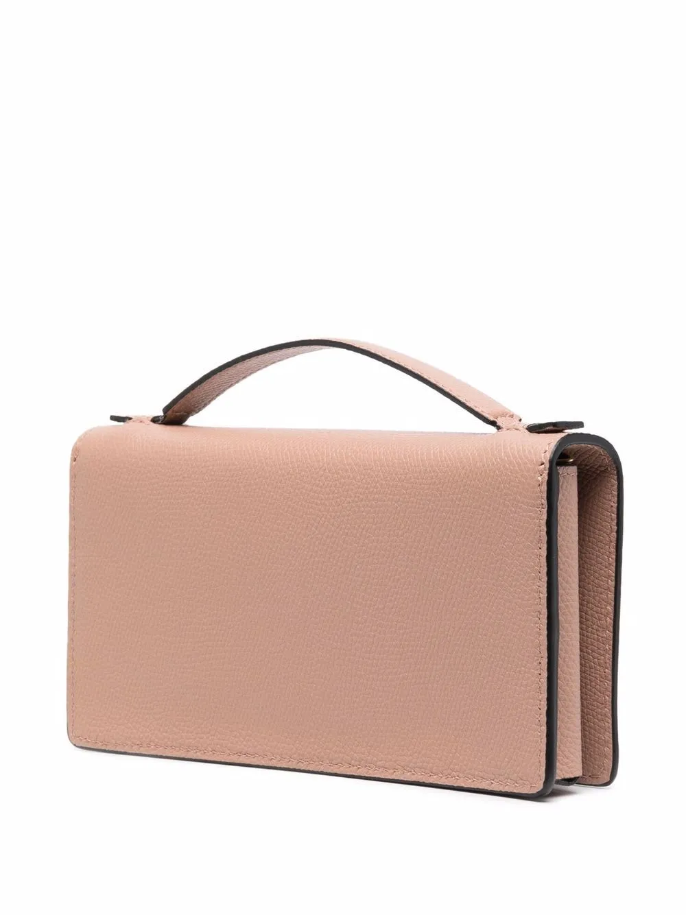 Vlogo signature leather wallet on chain