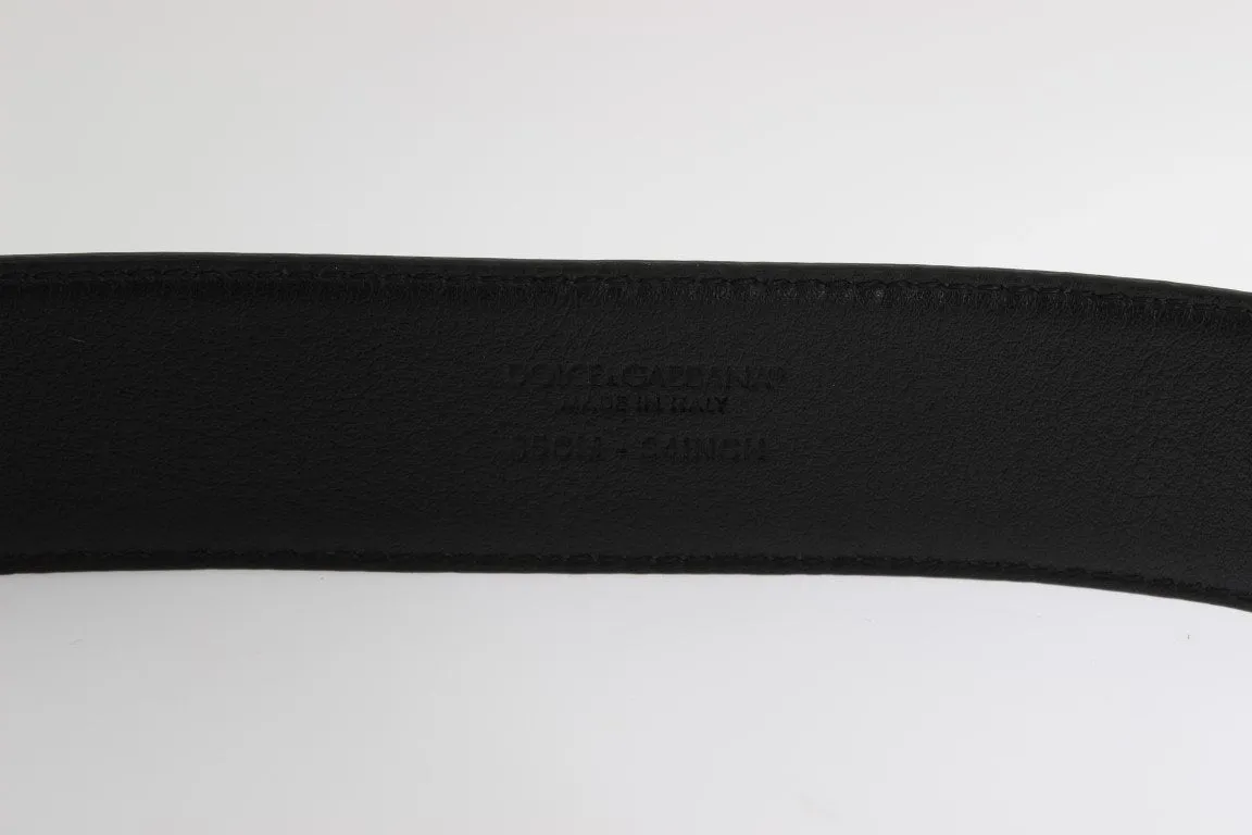 White Black Polka Dotted Pattern Belt