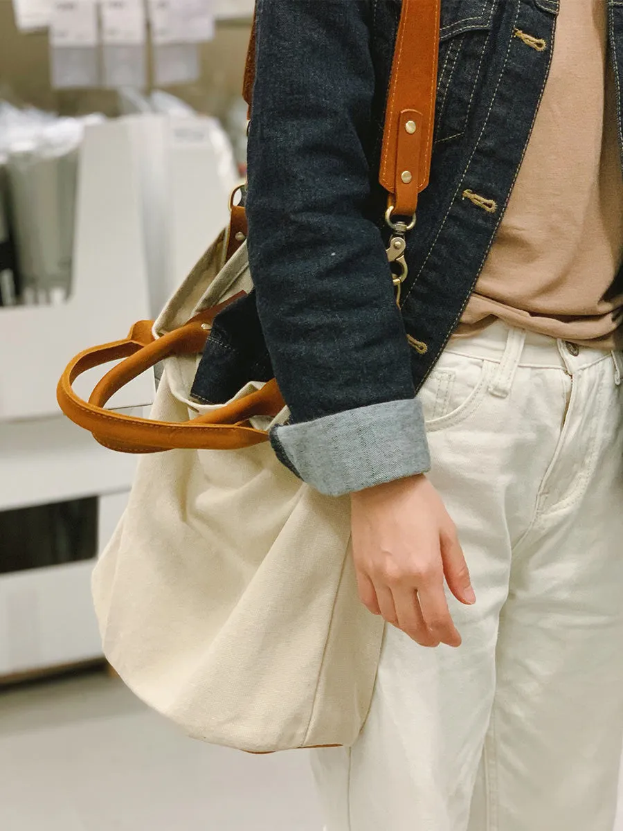 White Gray Canvas Tote Handbags Best Canvas Tote Bags Women's Canvas Tote Bags