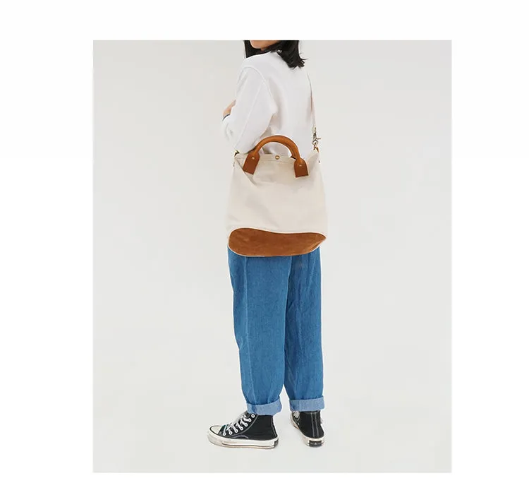 White Gray Canvas Tote Handbags Best Canvas Tote Bags Women's Canvas Tote Bags