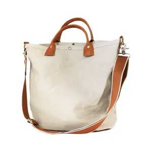 White Gray Canvas Tote Handbags Best Canvas Tote Bags Women's Canvas Tote Bags