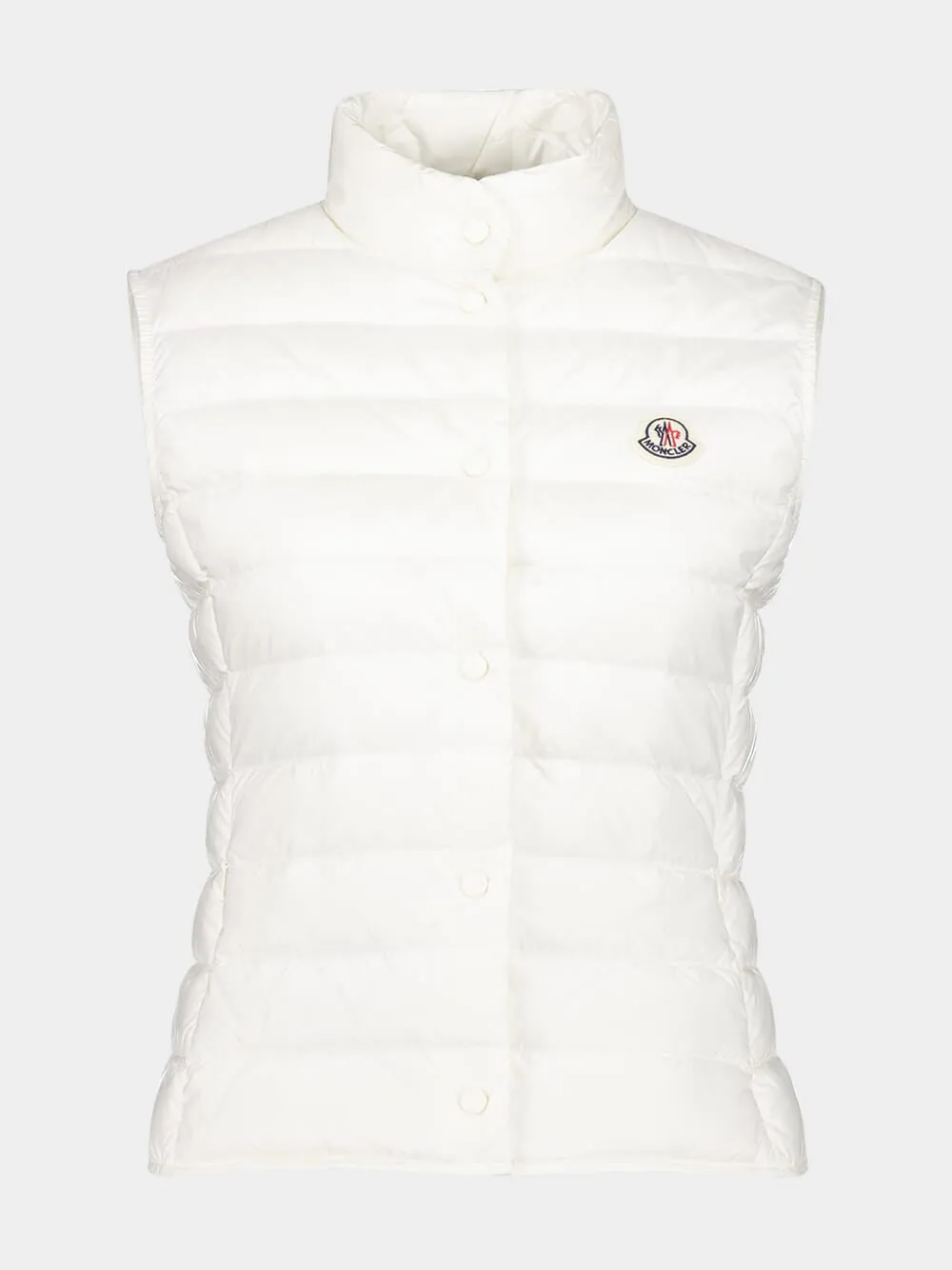White Liane Packable Down Gilet