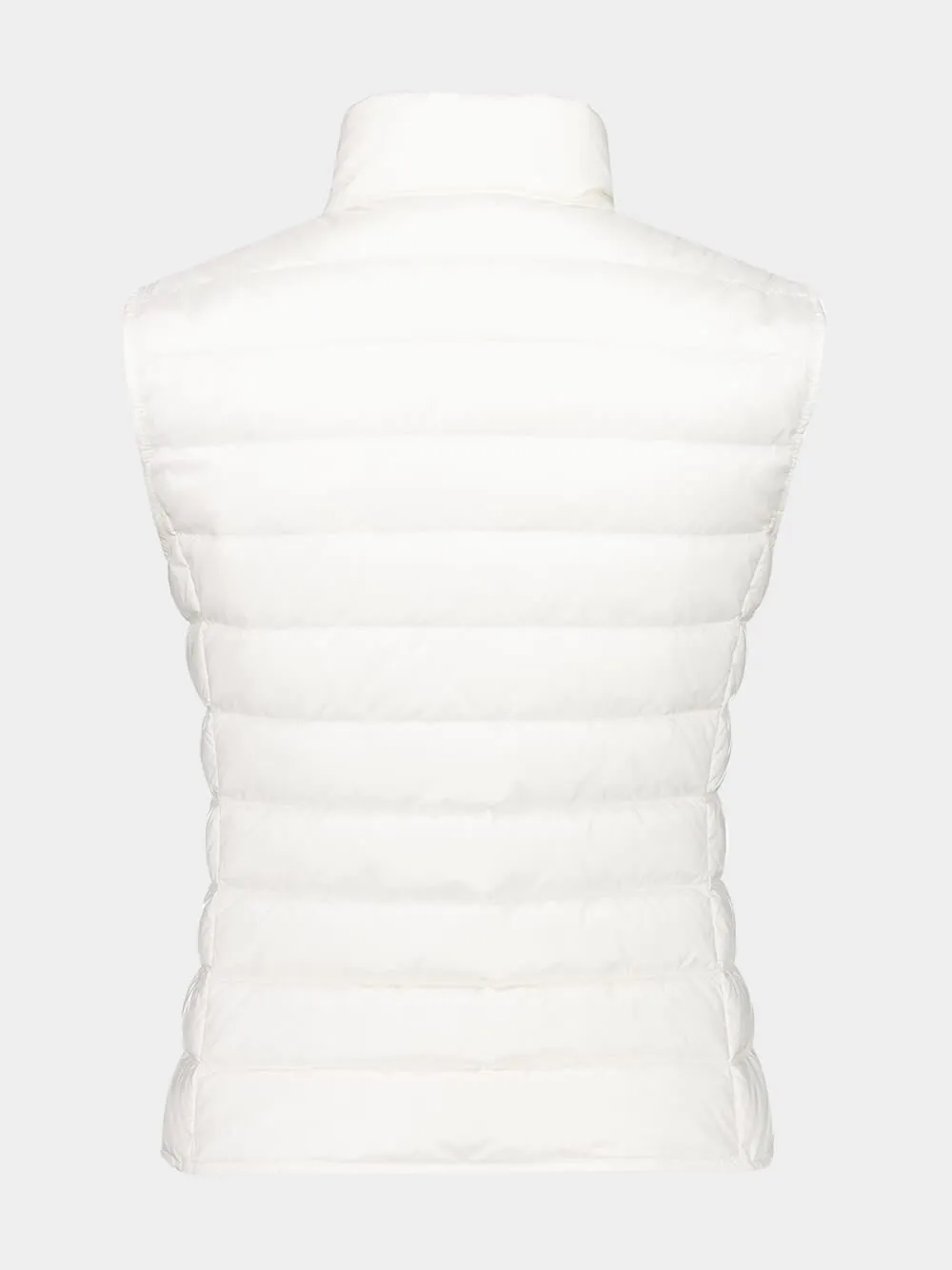 White Liane Packable Down Gilet