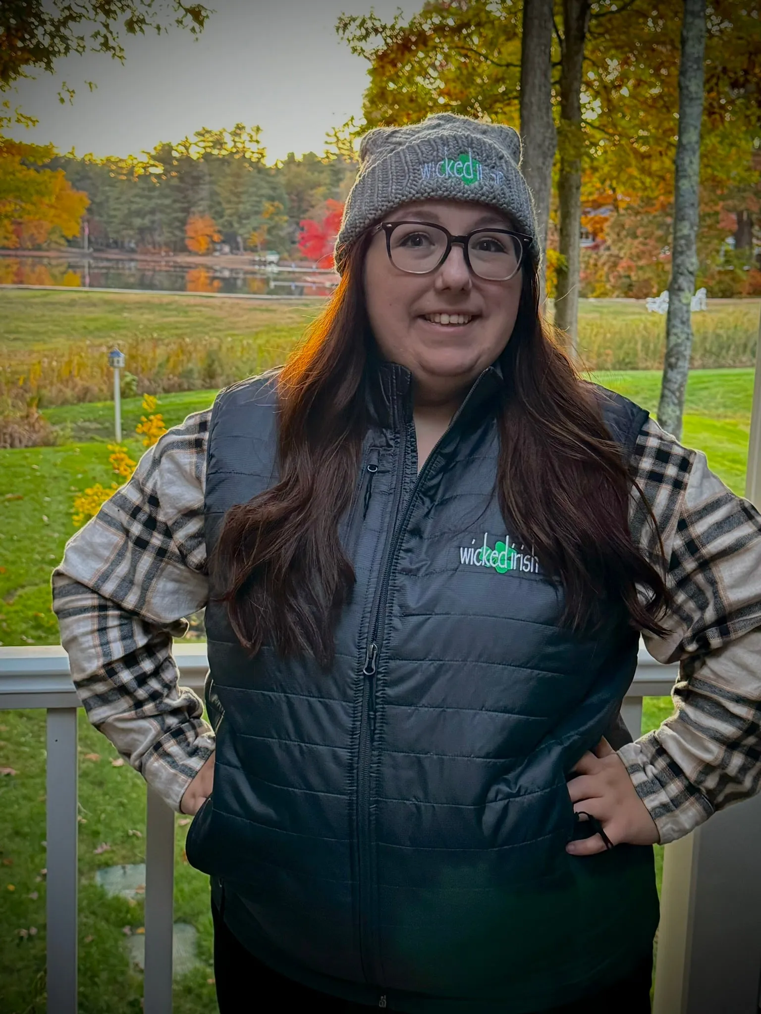 Wicked Irish Ladies Packable Puffy Vest