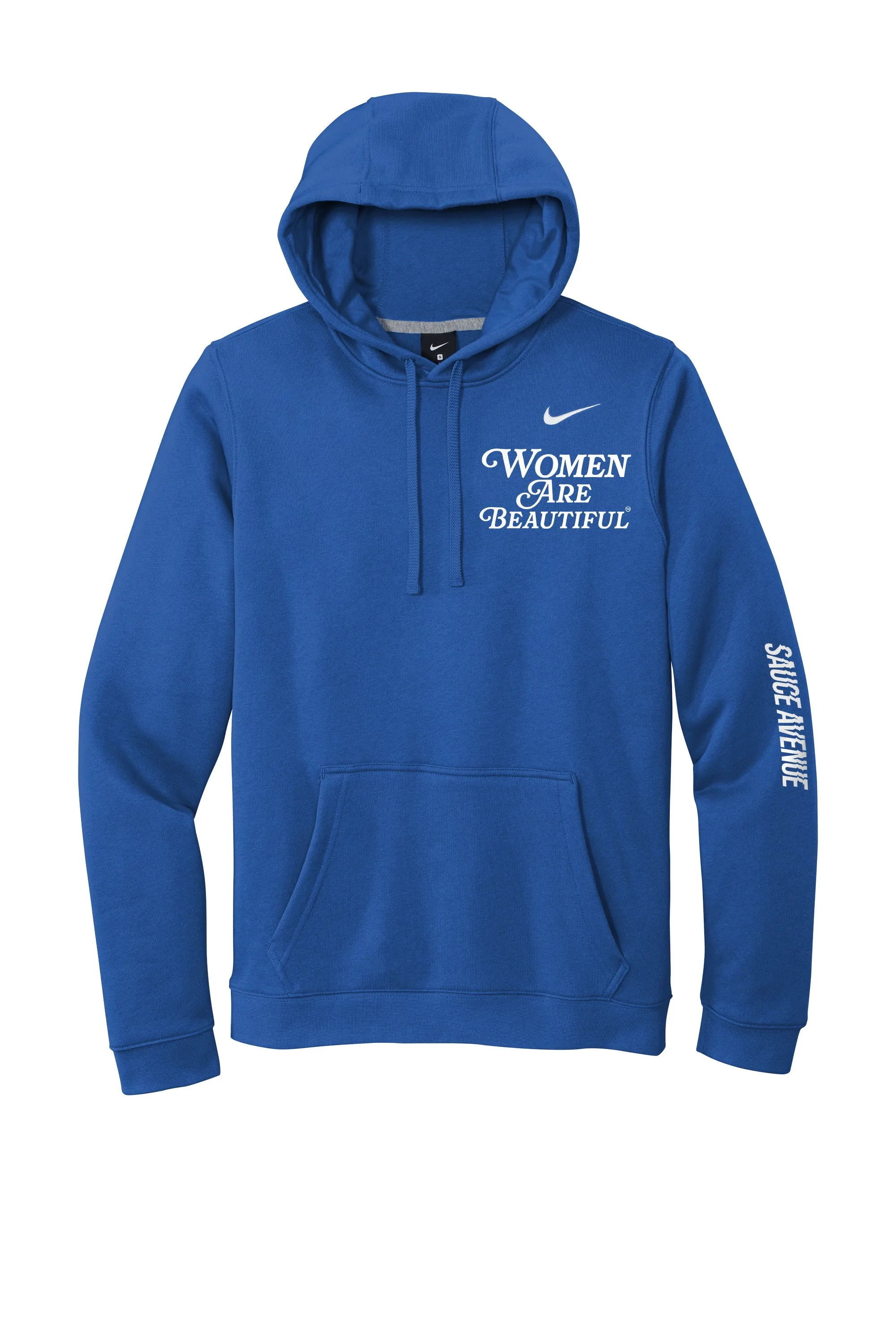 Women Are Beautiful (WH) | Royal Nike Hoodie