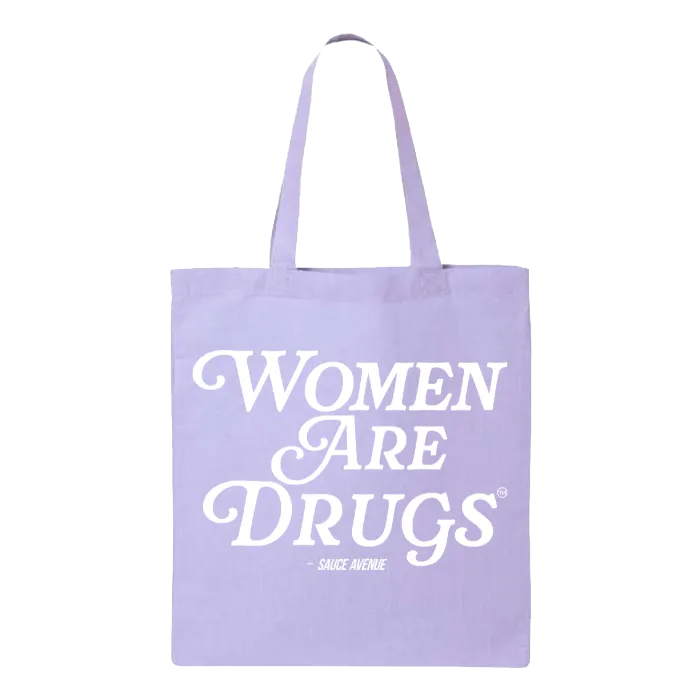 Women Are Drugs® (WH) | Large Canvas Tote