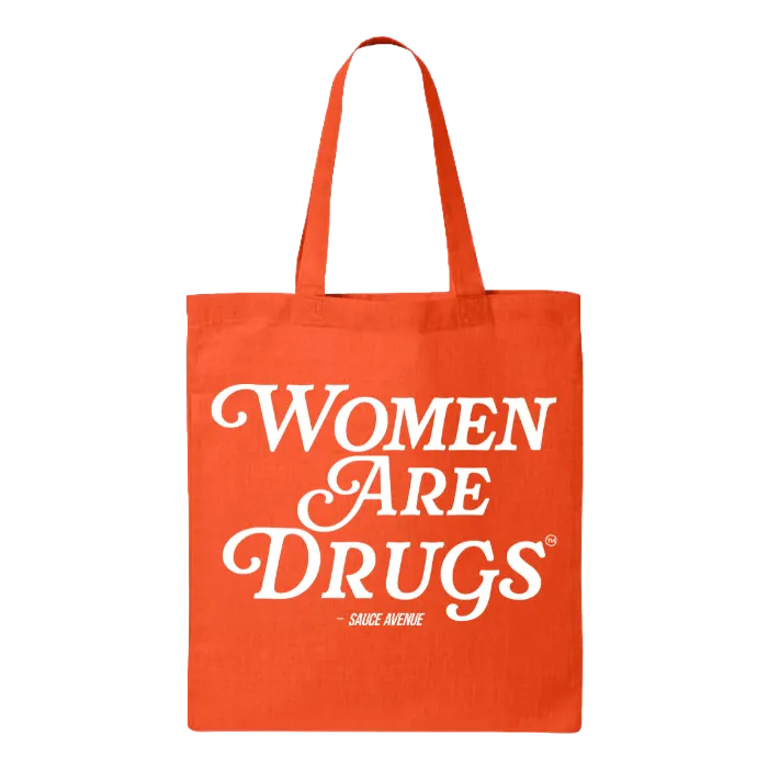 Women Are Drugs® (WH) | Large Canvas Tote