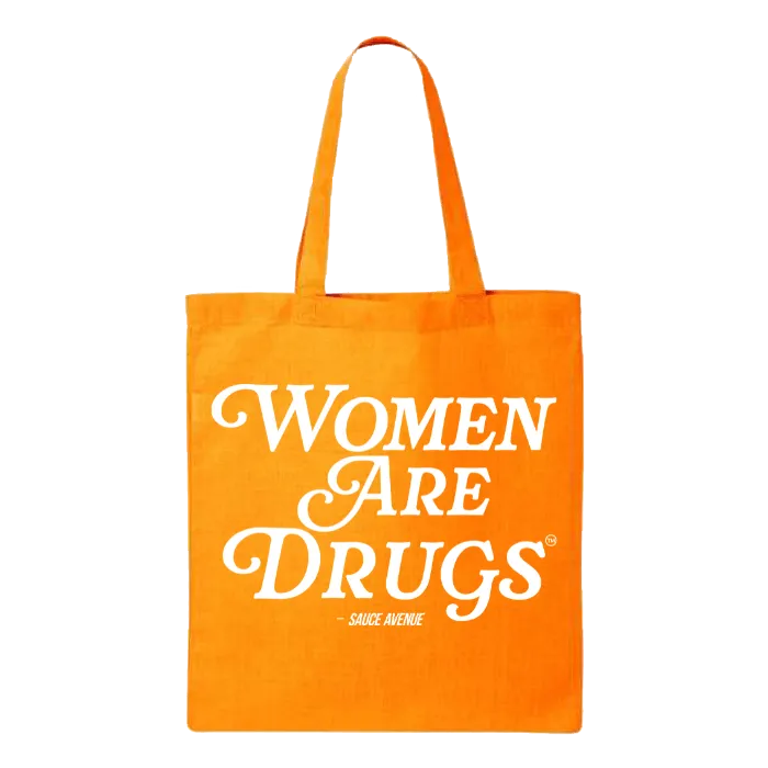 Women Are Drugs® (WH) | Large Canvas Tote
