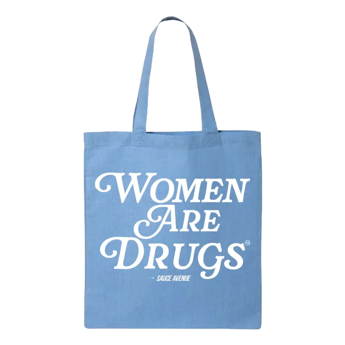 Women Are Drugs® (WH) | Large Canvas Tote