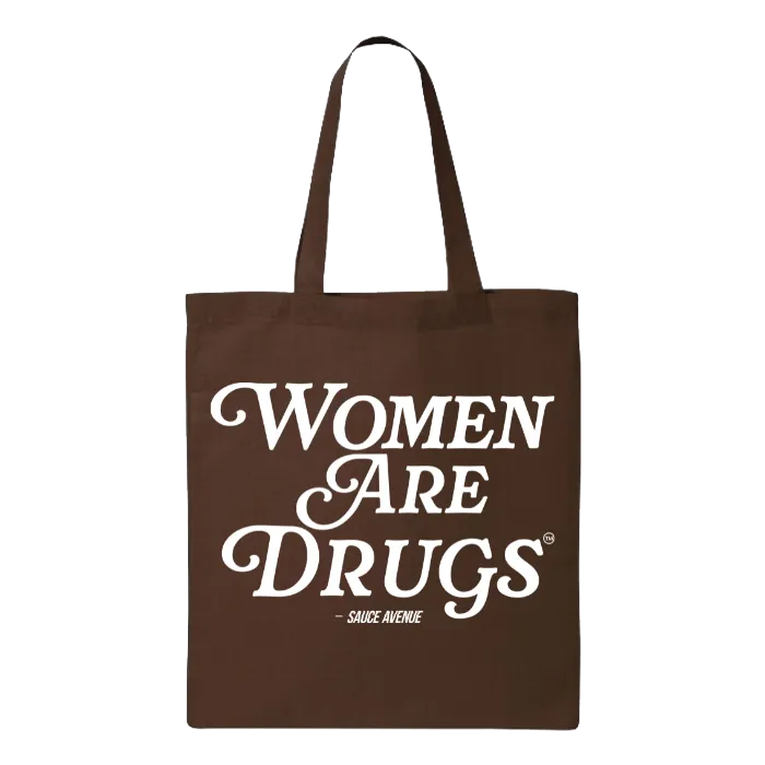Women Are Drugs® (WH) | Large Canvas Tote