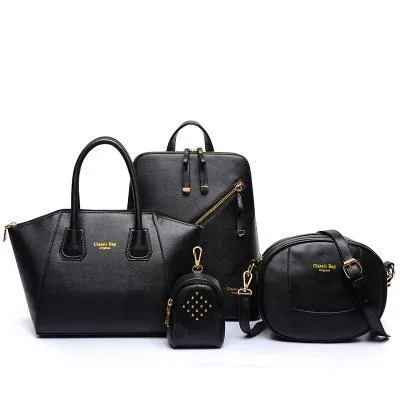 Women Bag Set Leather Handbags
