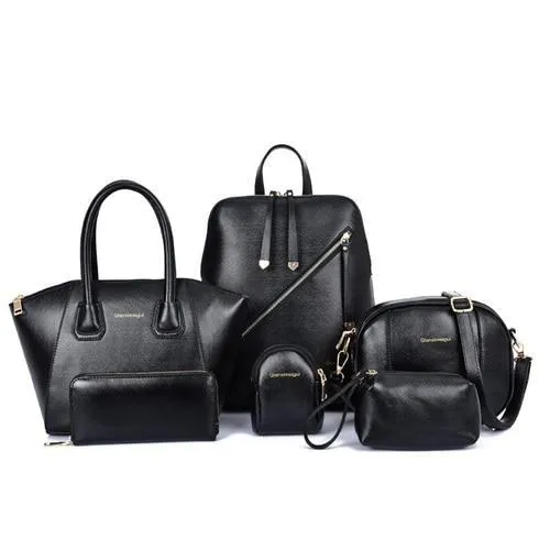 Women Bag Set Leather Handbags
