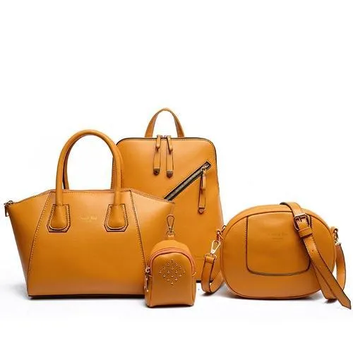 Women Bag Set Leather Handbags