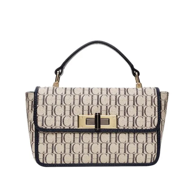 Women Handbags Crossbody Beige and Red