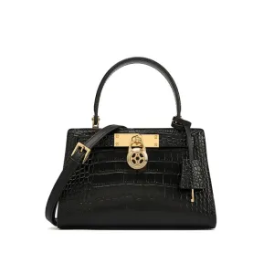 Women Small Crocodile Texture Leather Handbag