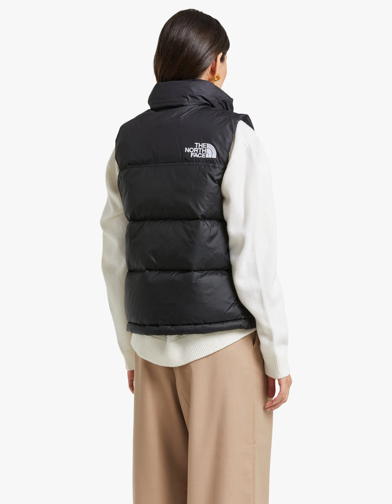 Womens 1996 Retro Nuptse Vest - Recycled TNF Black